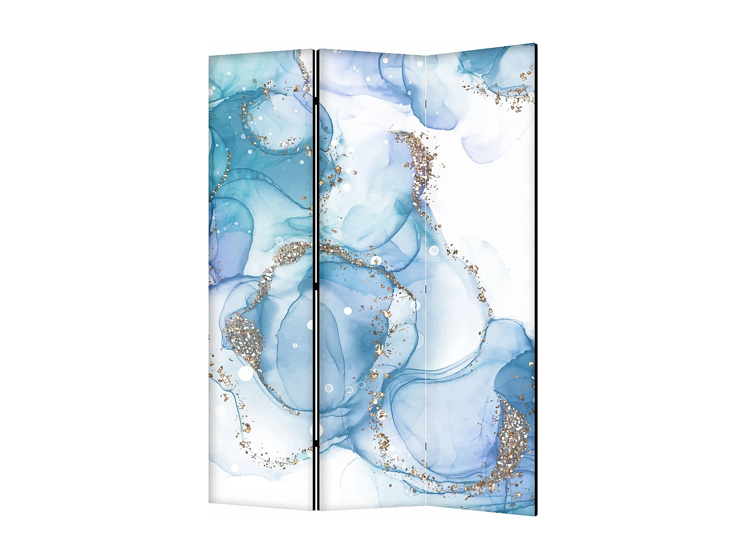 Raumteiler Foto Paravent Textur 135x172 cm beidseitig auf Vlies-Leinwand Bedruckt Trennwand Spanische Wand Sichtschutz Raumtrenner Design Ornament