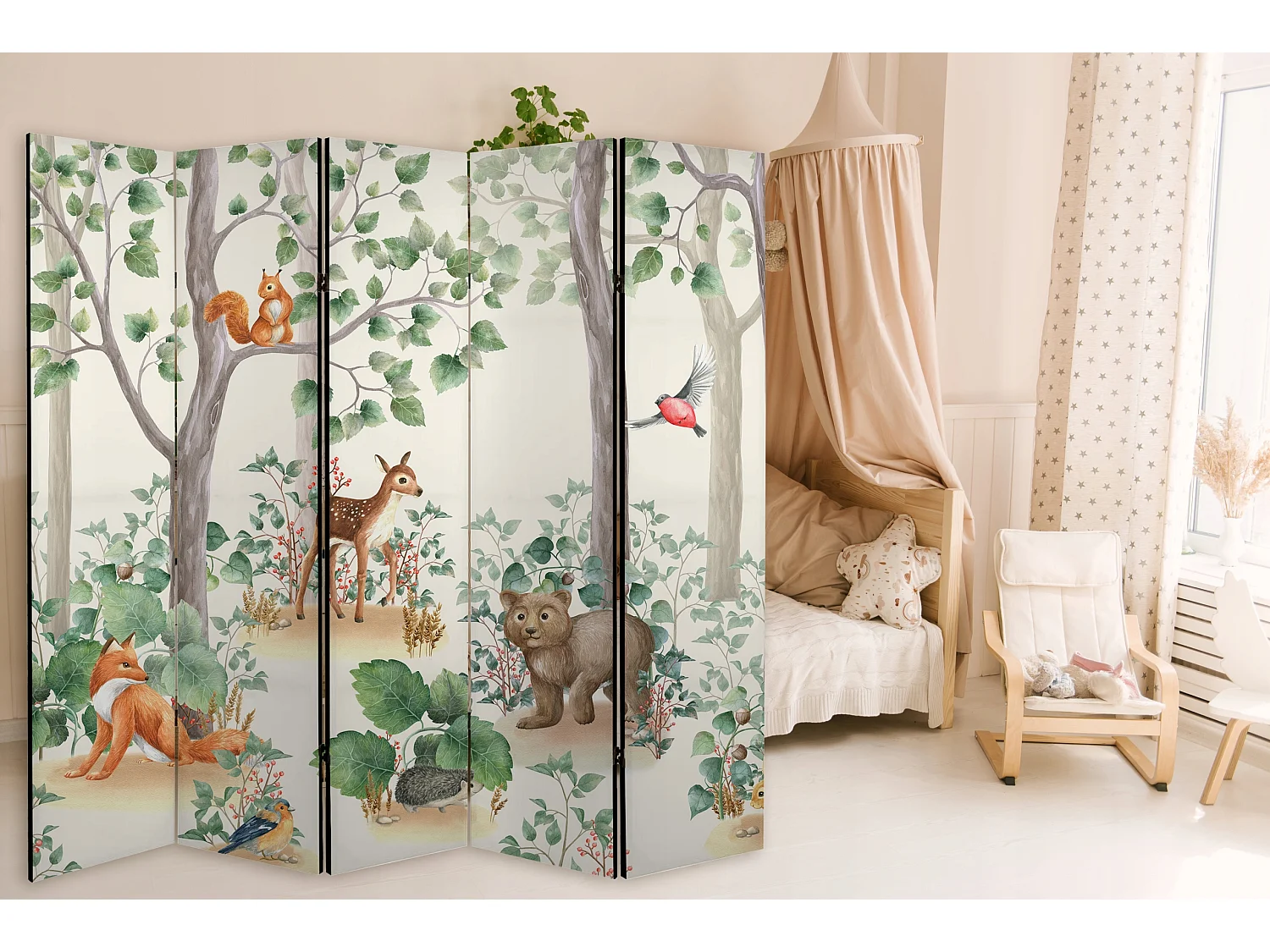 Raumteiler Foto Paravent Textur 225x172 cm beidseitig auf Vlies-Leinwand Bedruckt Trennwand Spanische Wand Sichtschutz Raumtrenner Design Ornament