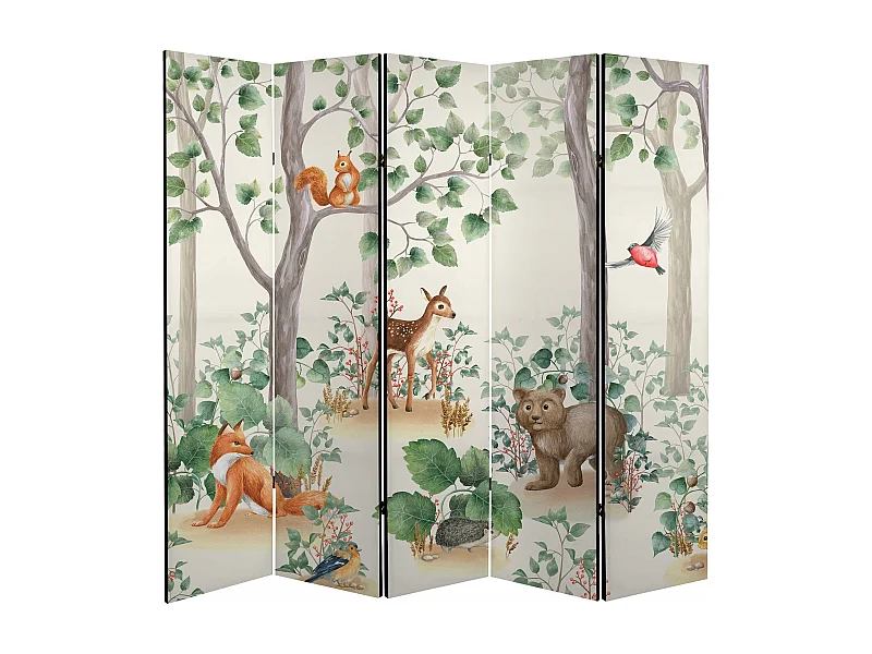 Raumteiler Foto Paravent Textur 225x172 cm beidseitig auf Vlies-Leinwand Bedruckt Trennwand Spanische Wand Sichtschutz Raumtrenner Design Ornament