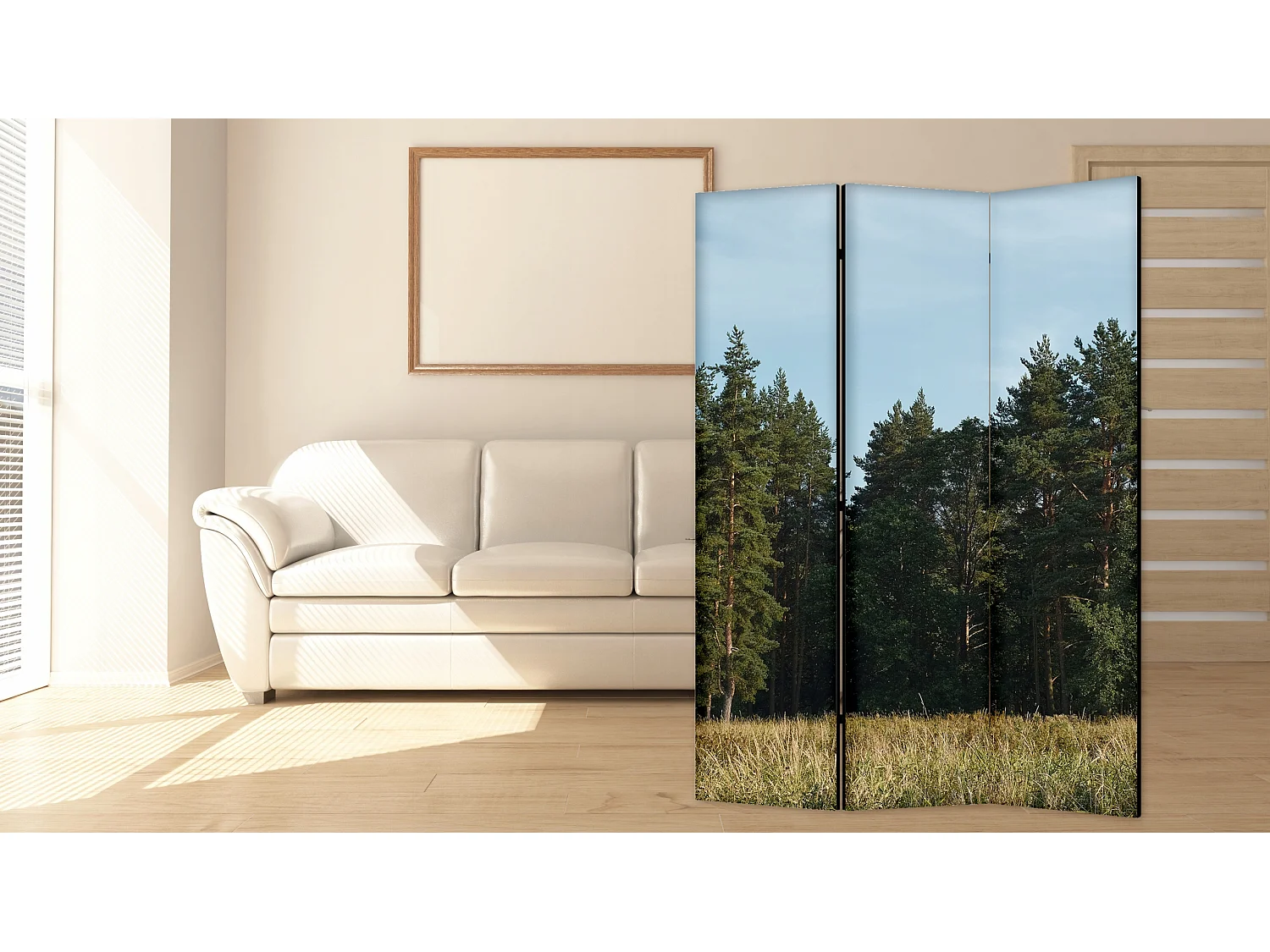 Raumteiler Foto Paravent Textur 135x172 cm beidseitig auf Vlies-Leinwand Bedruckt Trennwand Spanische Wand Sichtschutz Raumtrenner Design Ornament