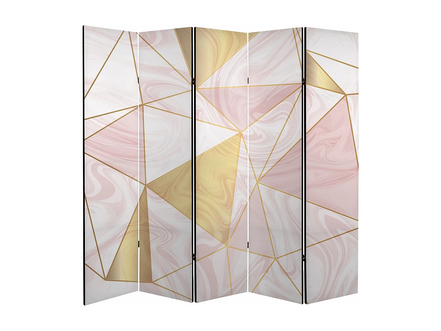 Raumteiler Foto Paravent Textur 225x172 cm beidseitig auf Vlies-Leinwand Bedruckt Trennwand Spanische Wand Sichtschutz Raumtrenner Design Ornament