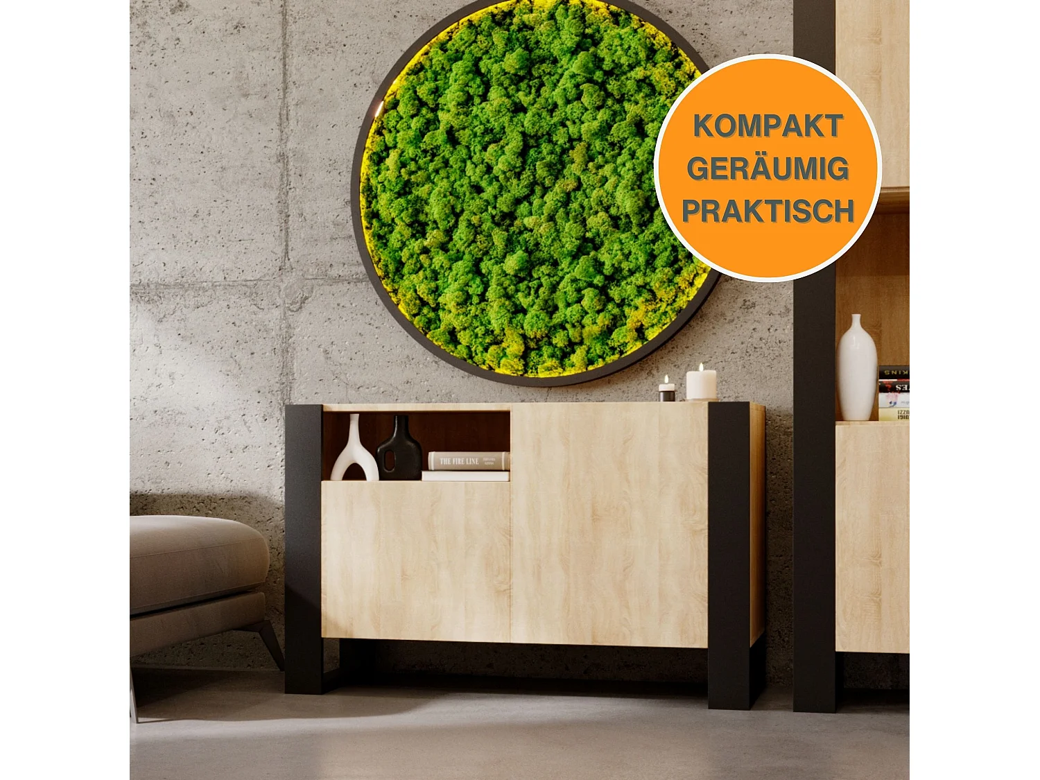 KOMMODE mit 3 Fächern