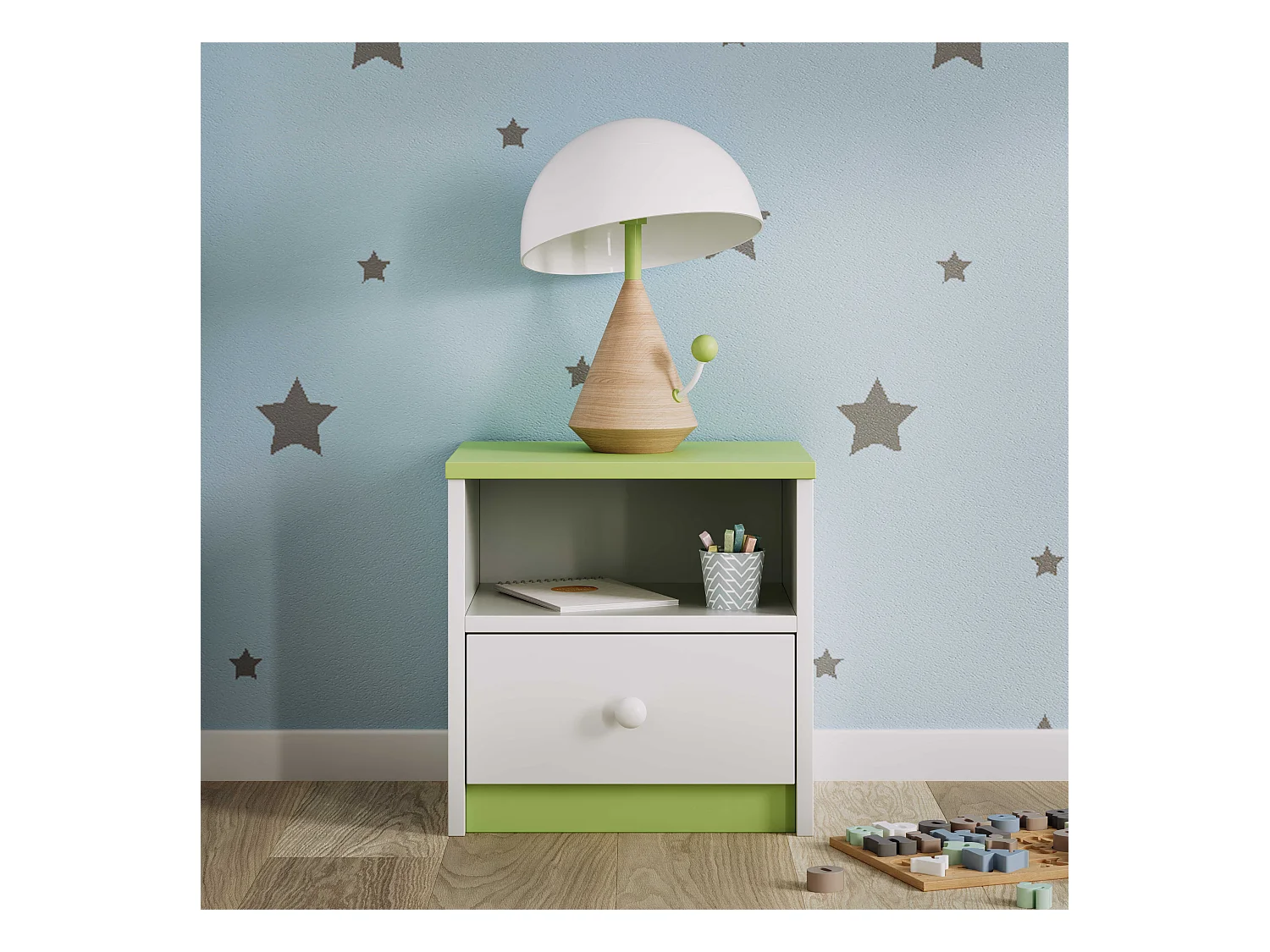 Table de Chevet Enfant - Pistache