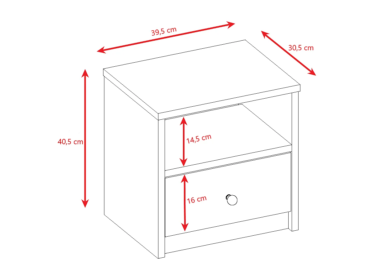 Table de Chevet Enfant - Pistache