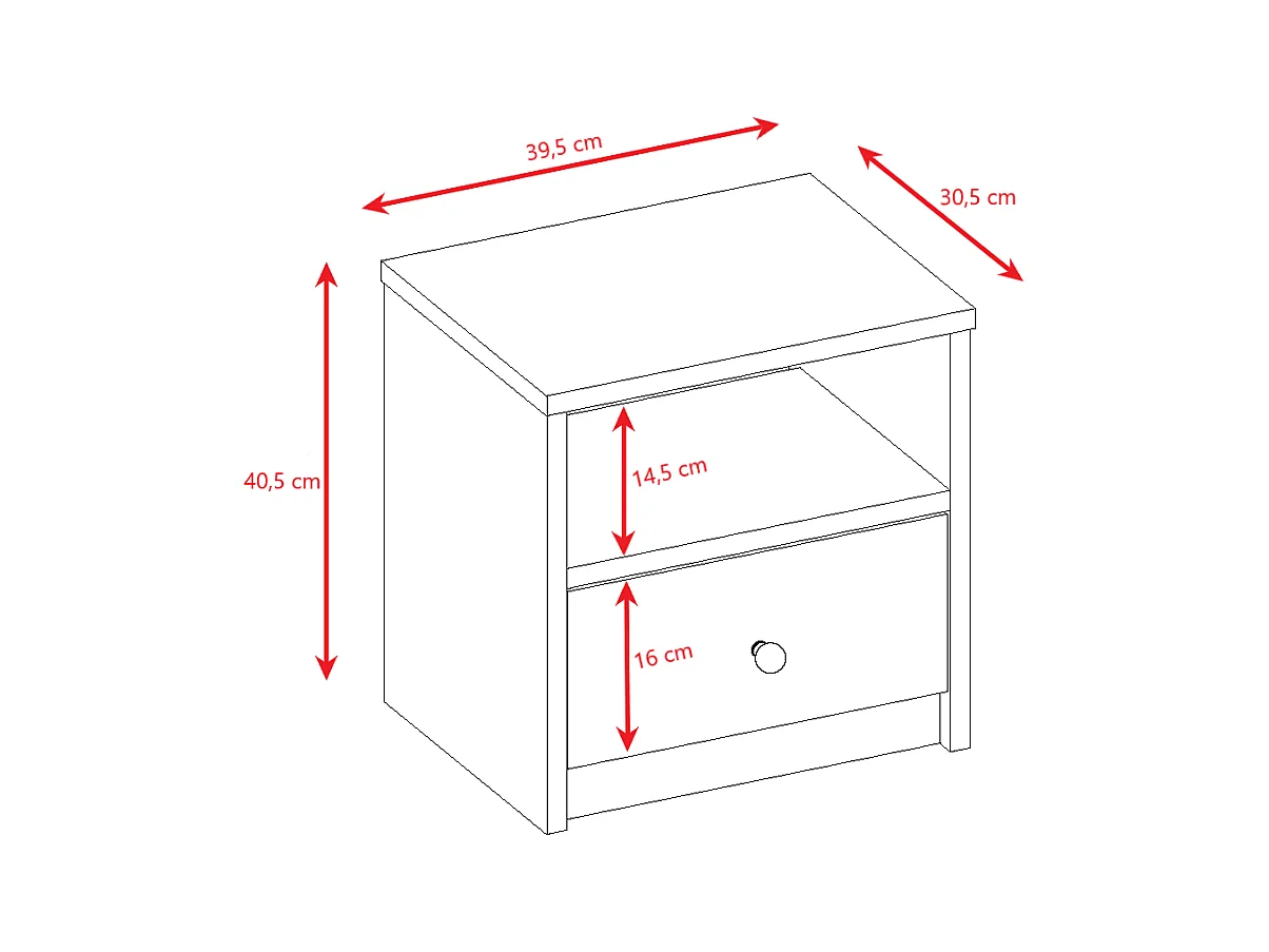 Table de Chevet Enfant - Nuage