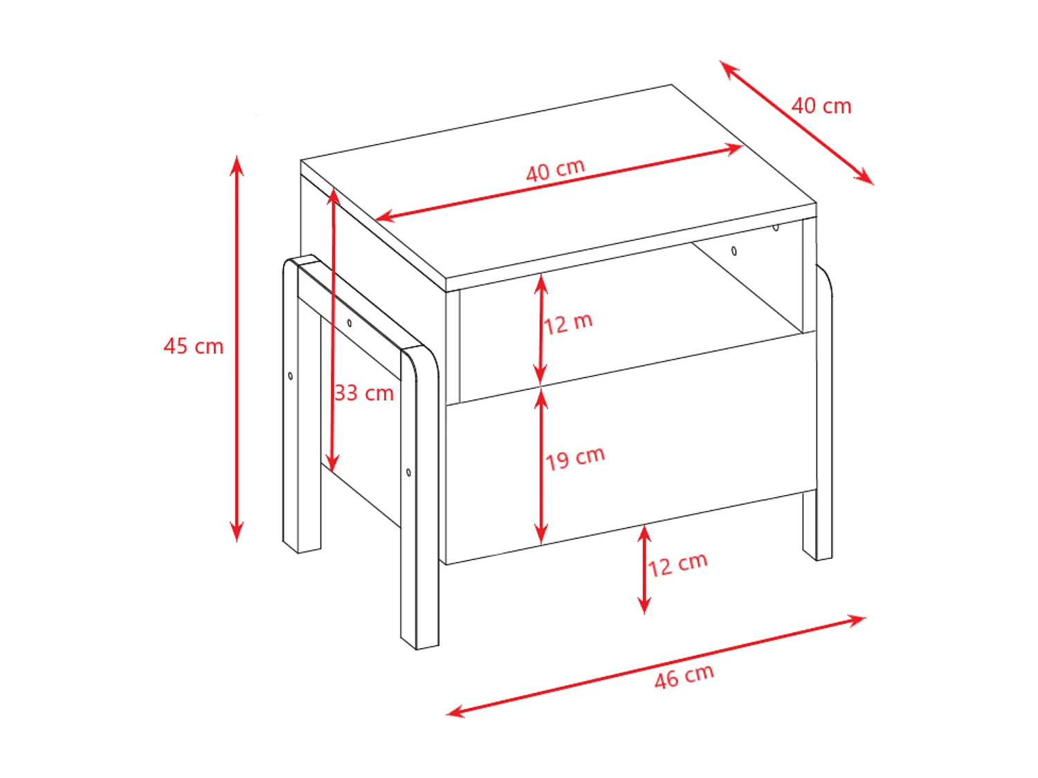 Table de nuit Victor