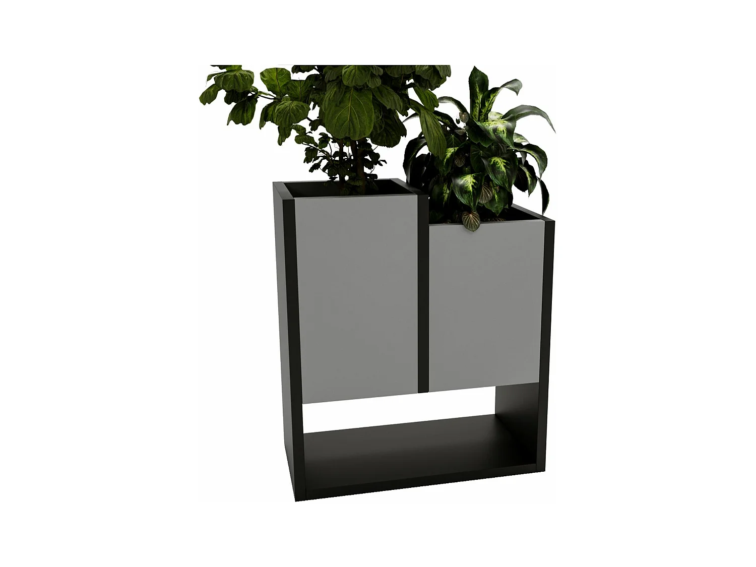Blumenständer für Innenräume, Blumenkasten ohne Einsatz, Pflanzkasten 50x44x22,6cm