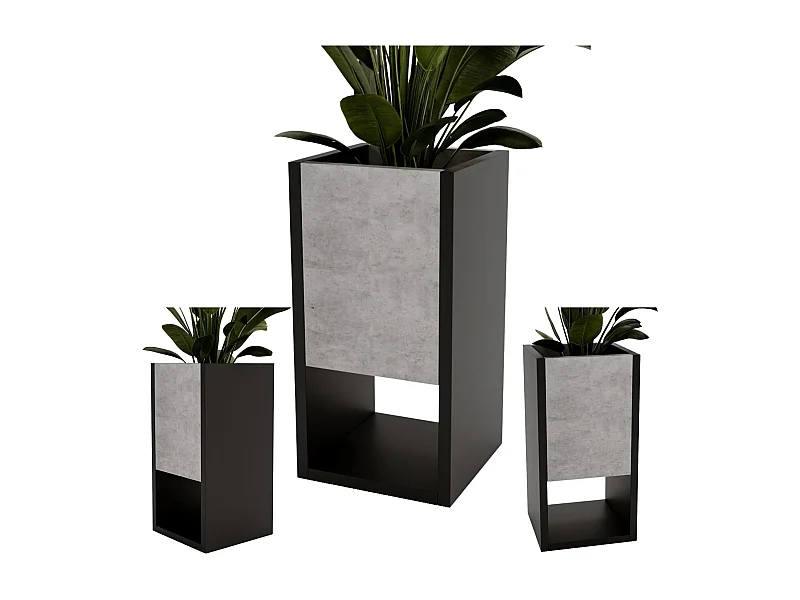 Blumenständer für Innenräume, Blumenkasten ohne Einsatz, Pflanzkasten 45x22,6x22,6cm