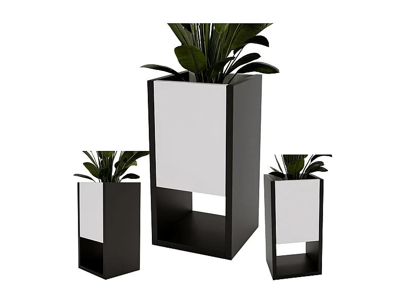 Blumenständer für Innenräume, Blumenkasten ohne Einsatz, Pflanzkasten 45x22,6x22,6cm