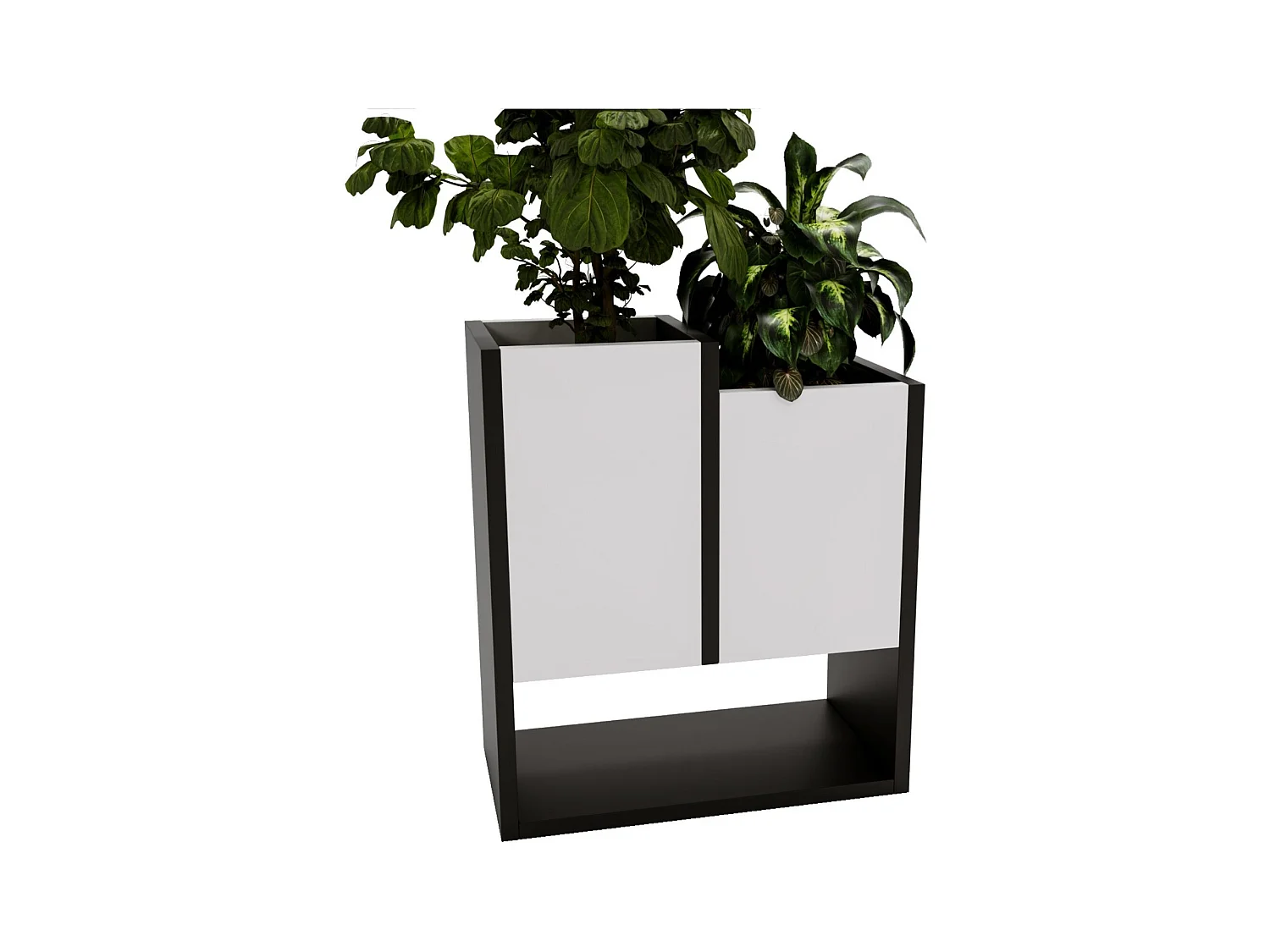 Blumenständer für Innenräume, Blumenkasten ohne Einsatz, Pflanzkasten 50x44x22,6cm