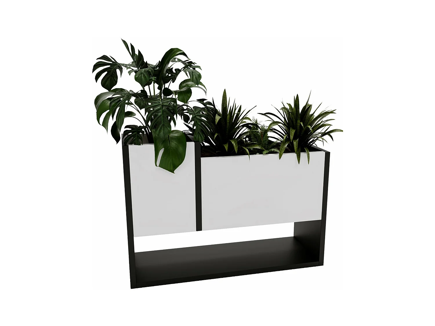 Blumenständer für Innenräume, Blumenkasten ohne Einsatz, Pflanzkasten 45x64,5x22,6cm