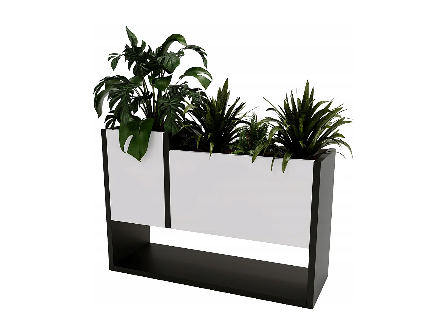 Blumenständer für Innenräume, Blumenkasten ohne Einsatz, Pflanzkasten 45x64,5x22,6cm