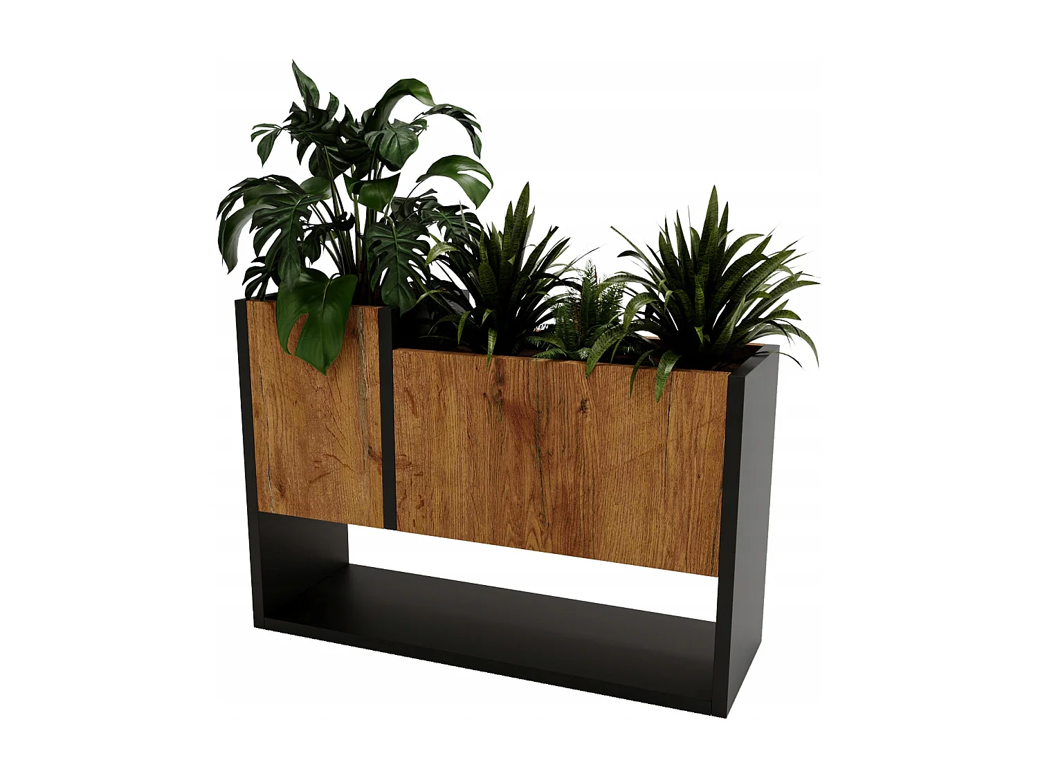 Blumenständer für Innenräume, Blumenkasten ohne Einsatz, Pflanzkasten 45x64,5x22,6cm
