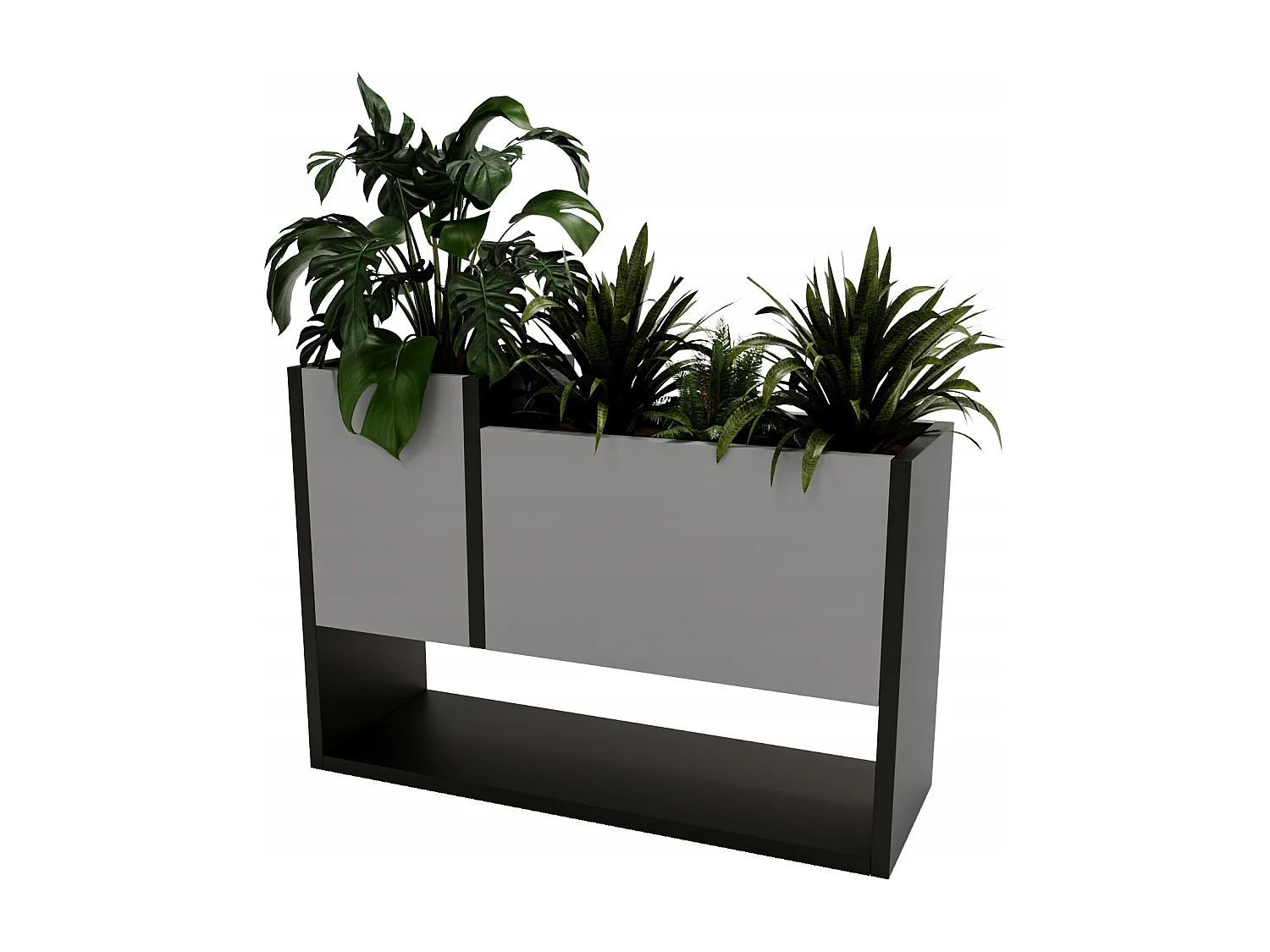 Blumenständer für Innenräume, Blumenkasten ohne Einsatz, Pflanzkasten 45x64,5x22,6cm