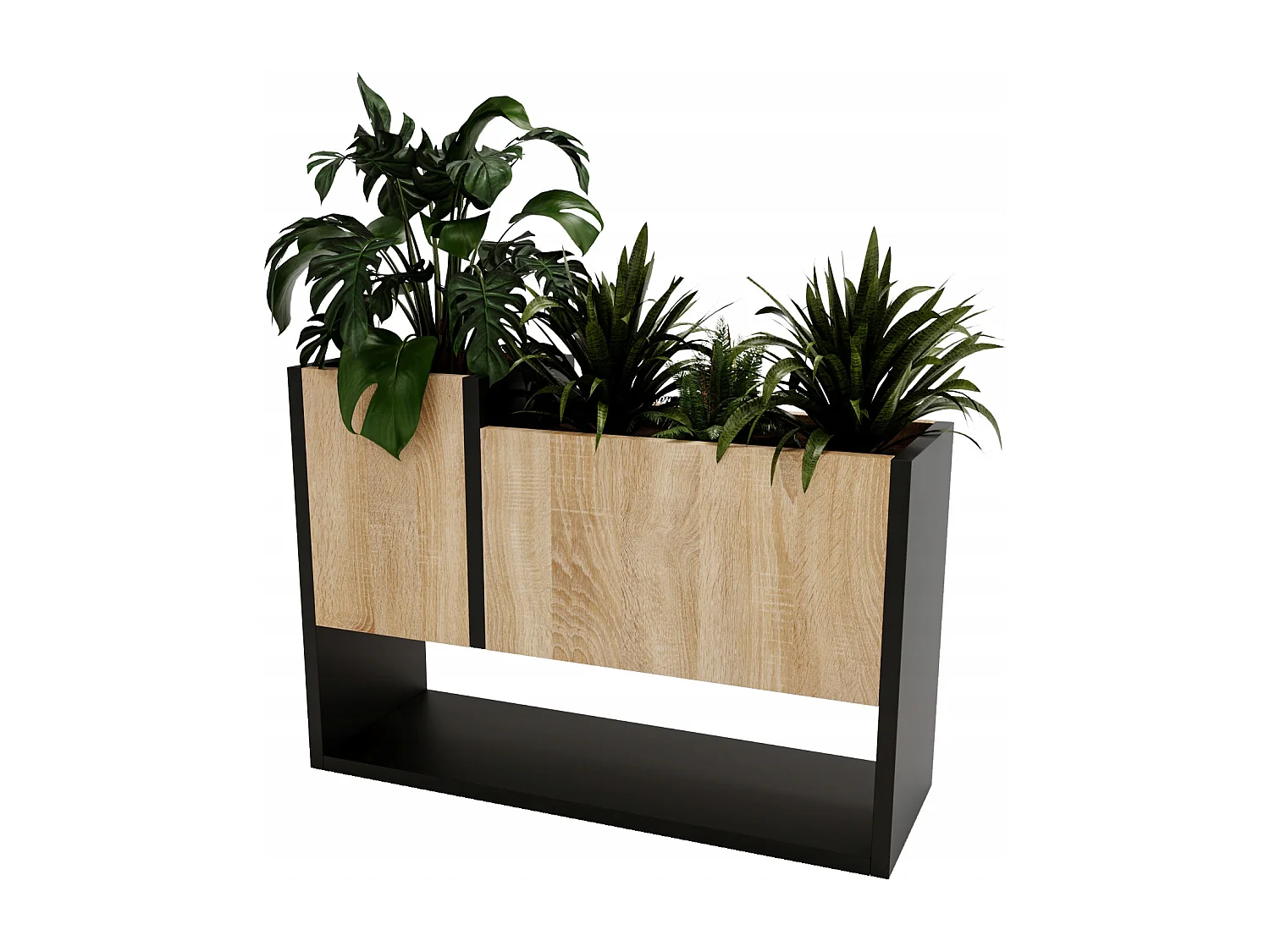 Blumenständer für Innenräume, Blumenkasten ohne Einsatz, Pflanzkasten 45x64,5x22,6cm