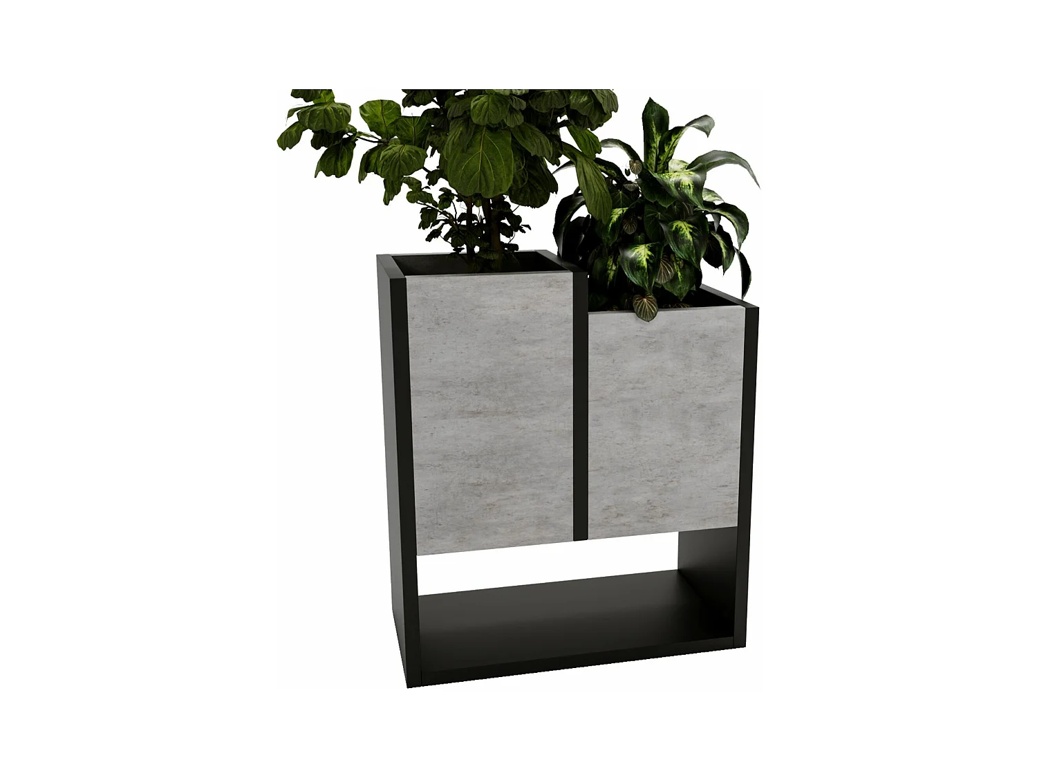 Blumenständer für Innenräume, Blumenkasten ohne Einsatz, Pflanzkasten 50x44x22,6cm