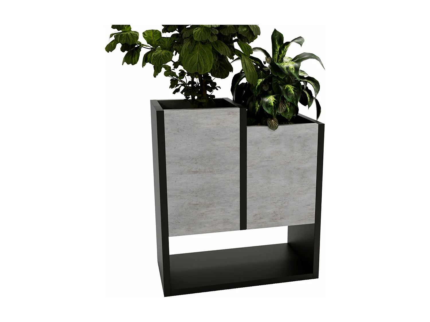 Blumenständer für Innenräume, Blumenkasten ohne Einsatz, Pflanzkasten 50x44x22,6cm