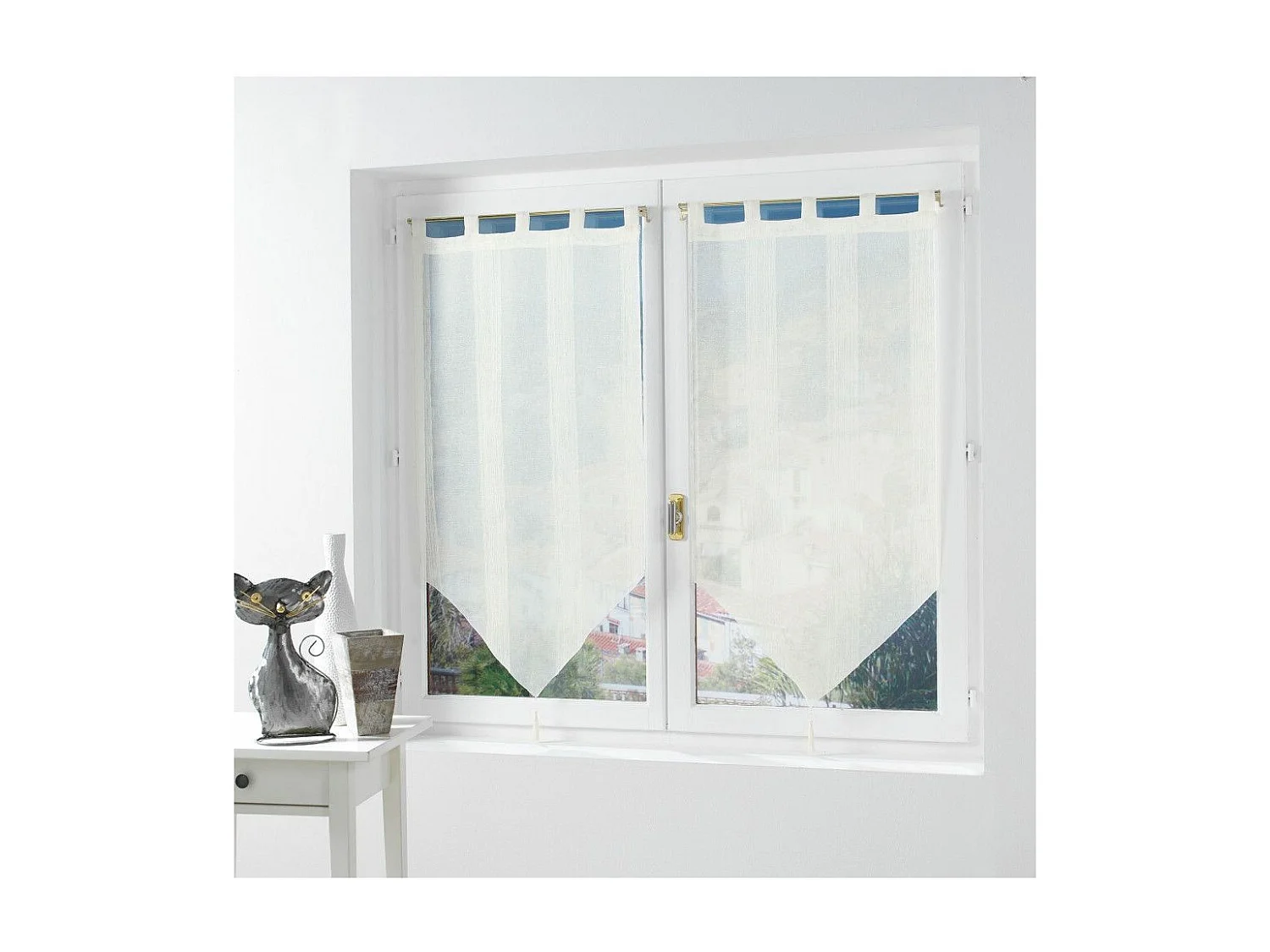 Paire de Voilages "Salina" 60x160cm Naturel