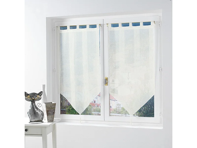 Paire de Voilages "Salina" 60x160cm Naturel