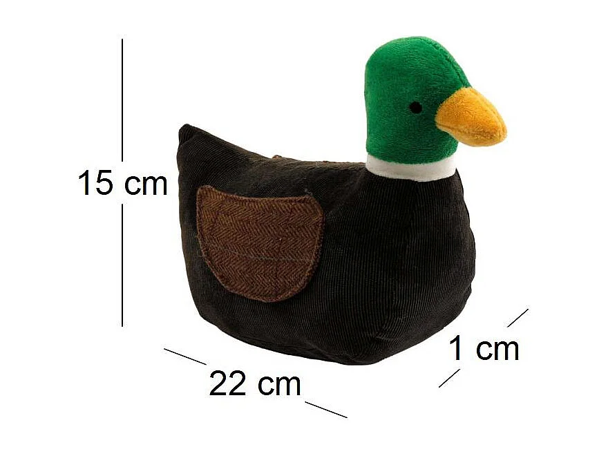 Bloc-porte en tissu Canard 15 x 20 cm