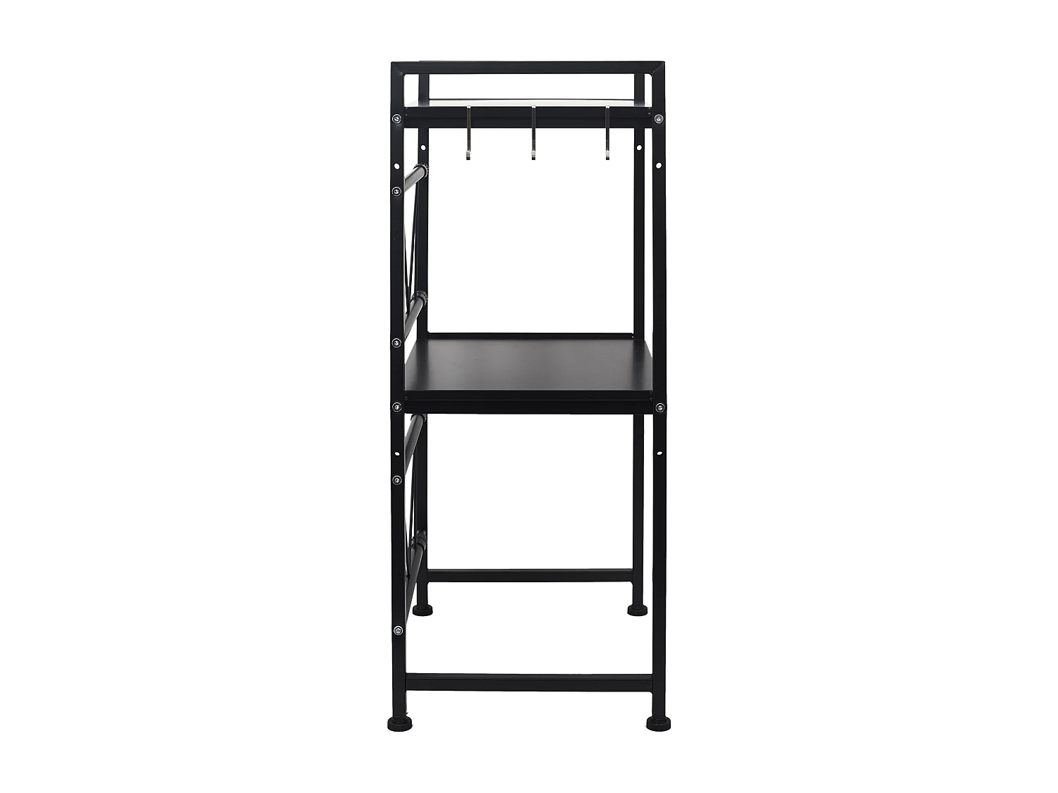 Organisateur Micro-ondes Modulable 40-60cm Noir