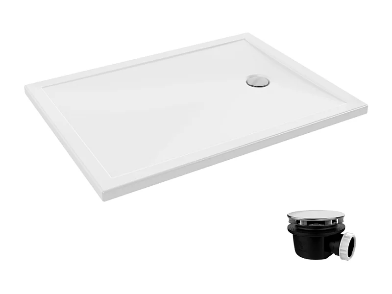 Receveur de douche 120 x 90 JACOB DELAFON Gaspard bonde à droite + bonde