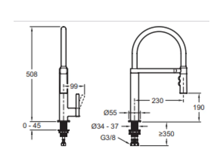 Evier à encastrer 1 bac et demi JACOB DELAFON Gaspard + robinet cuisine Raphaël