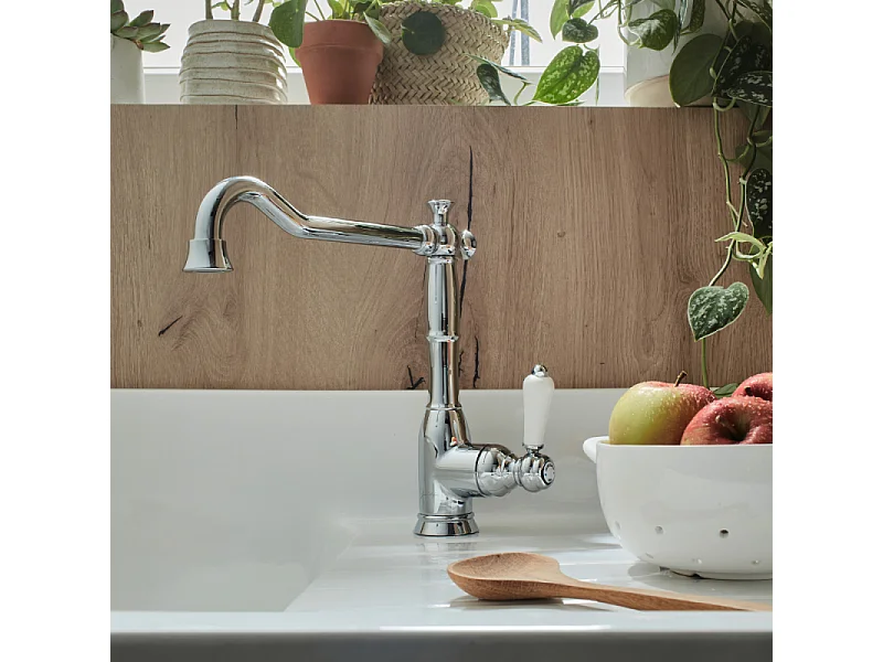 Evier à encastrer 1 bac JACOB DELAFON Gaspard + robinet cuisine Louise