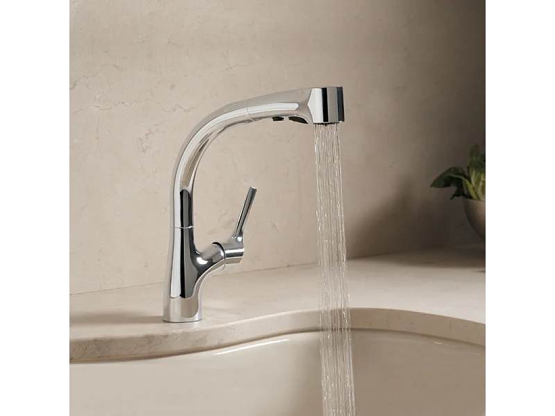 Evier à encastrer 1 bac et demi JACOB DELAFON Gaspard + robinet cuisine Elate