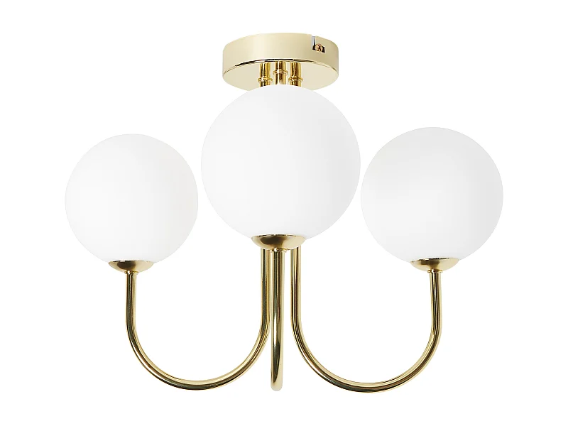 Plafonnier SHIRE Verre Blanc