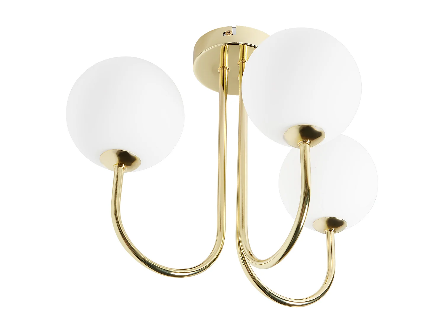 Plafondlamp SHIRE Glas Wit