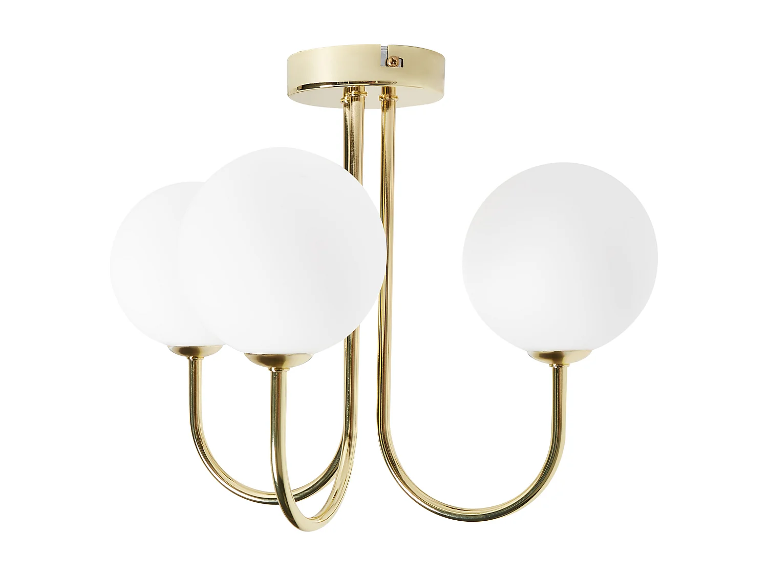 Plafonnier SHIRE Verre Blanc