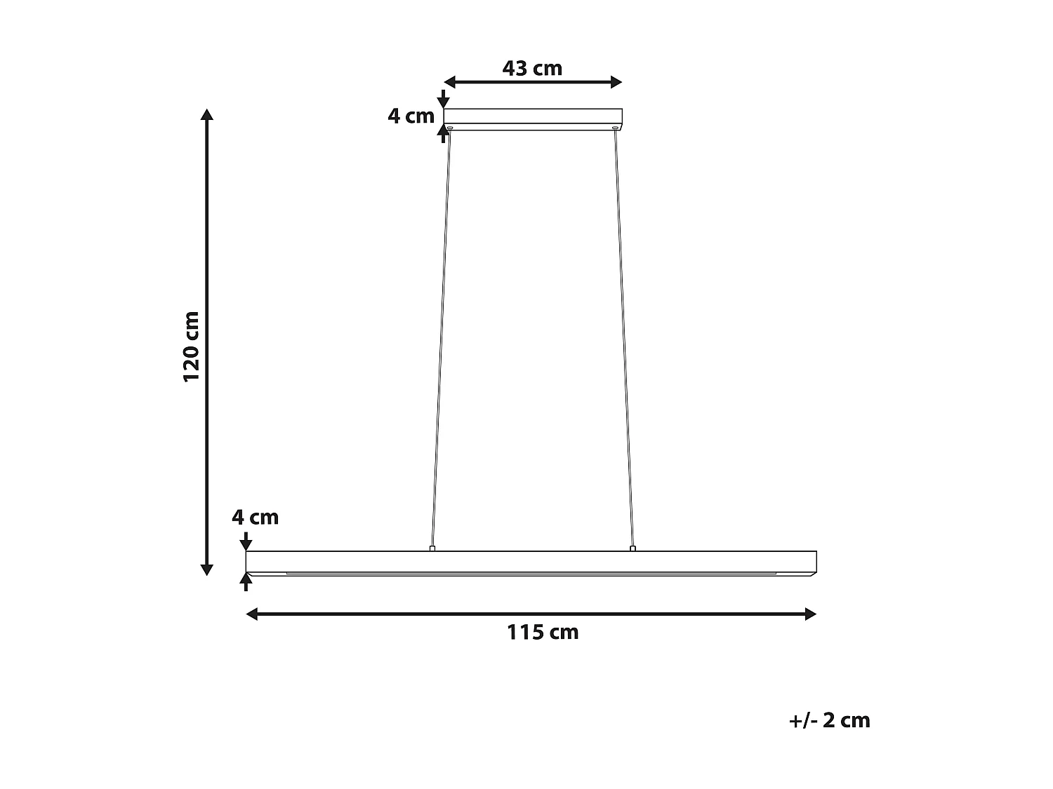 Lampe LED suspendue STEWARTS Bois de chêne Marron clair