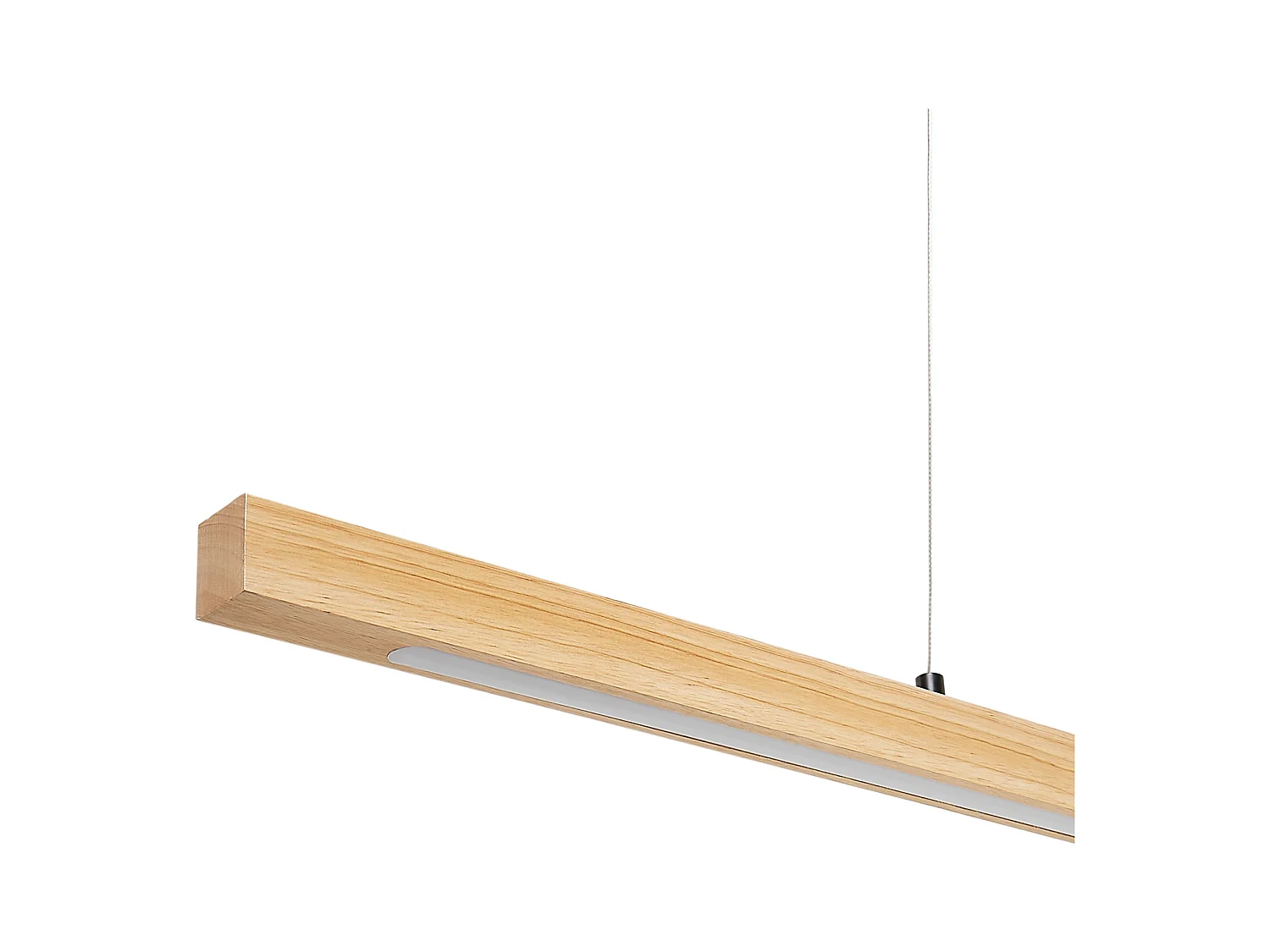 Lampa wisząca LED STEWARTS Drewno dębowe Jasnobrązowy