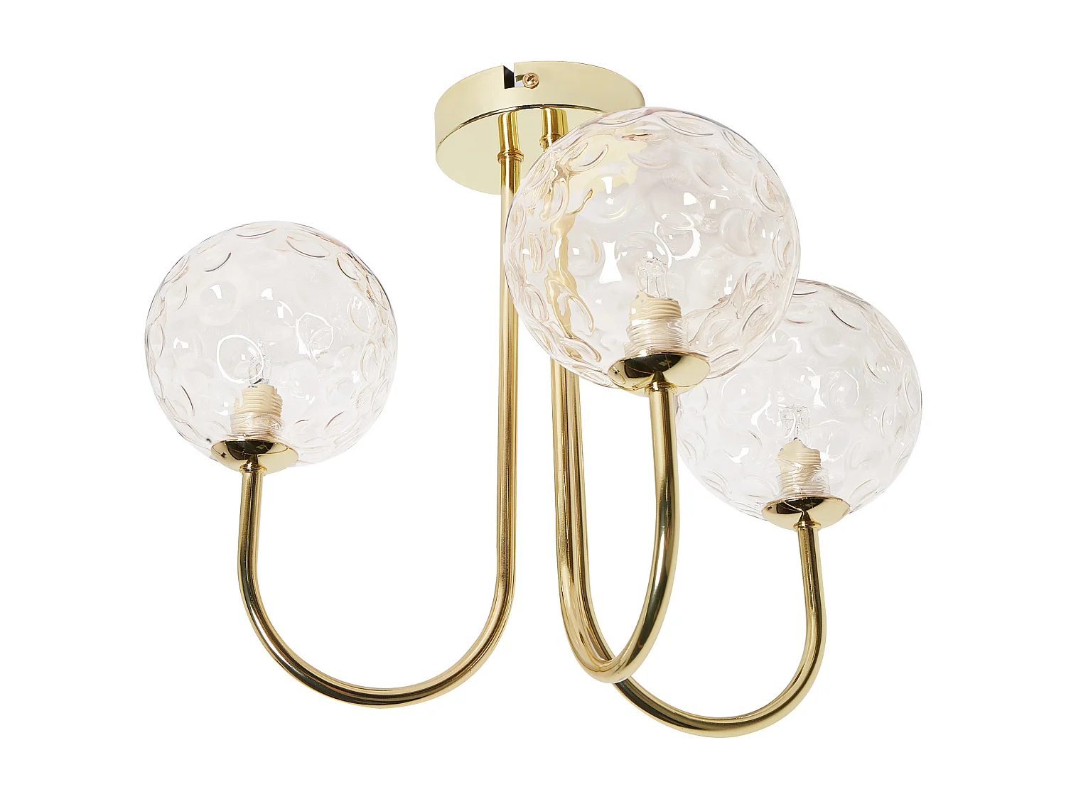 Plafonnier ANADYR Verre Beige