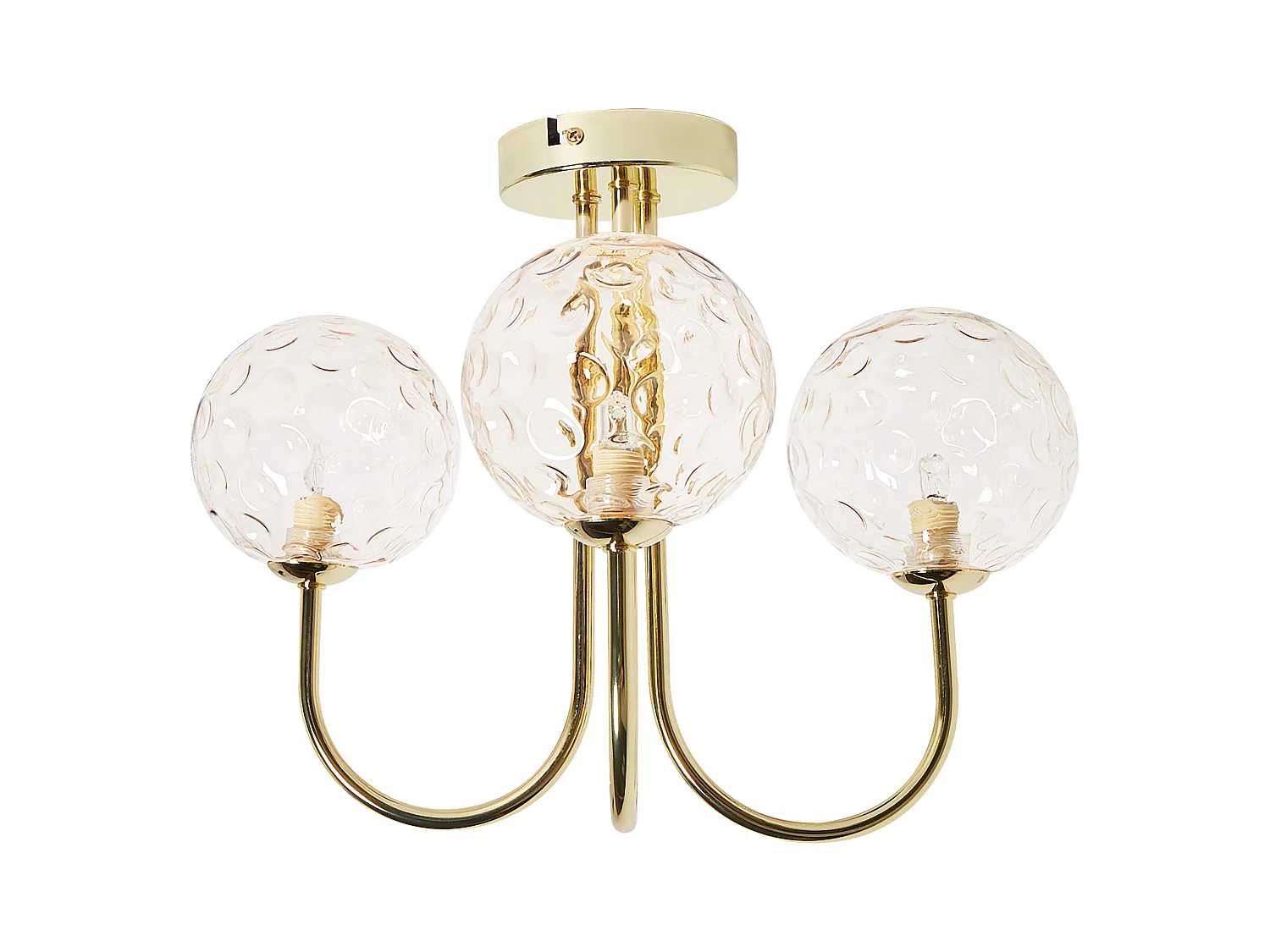 Plafonnier ANADYR Verre Beige