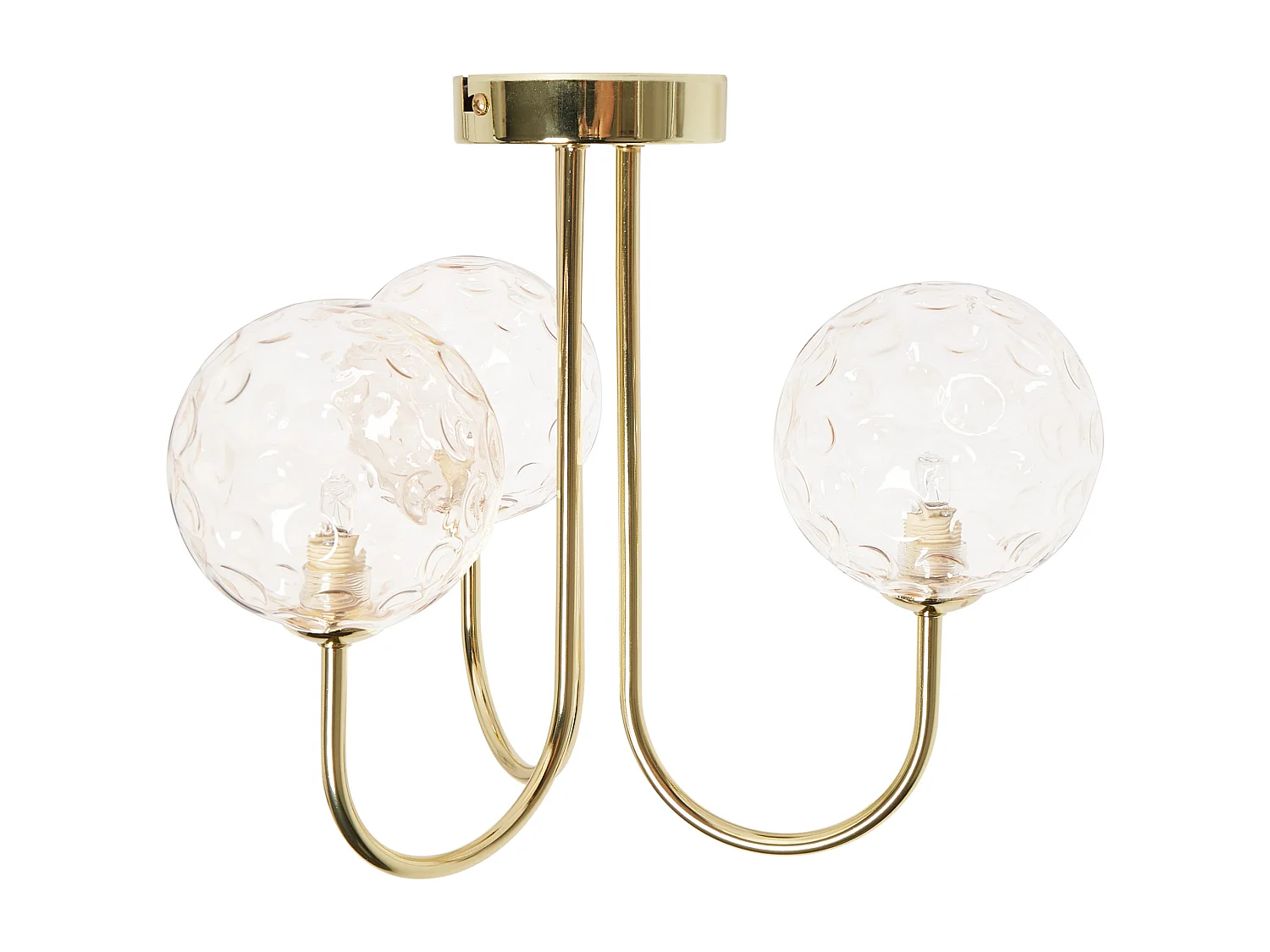 Plafonnier ANADYR Verre Beige