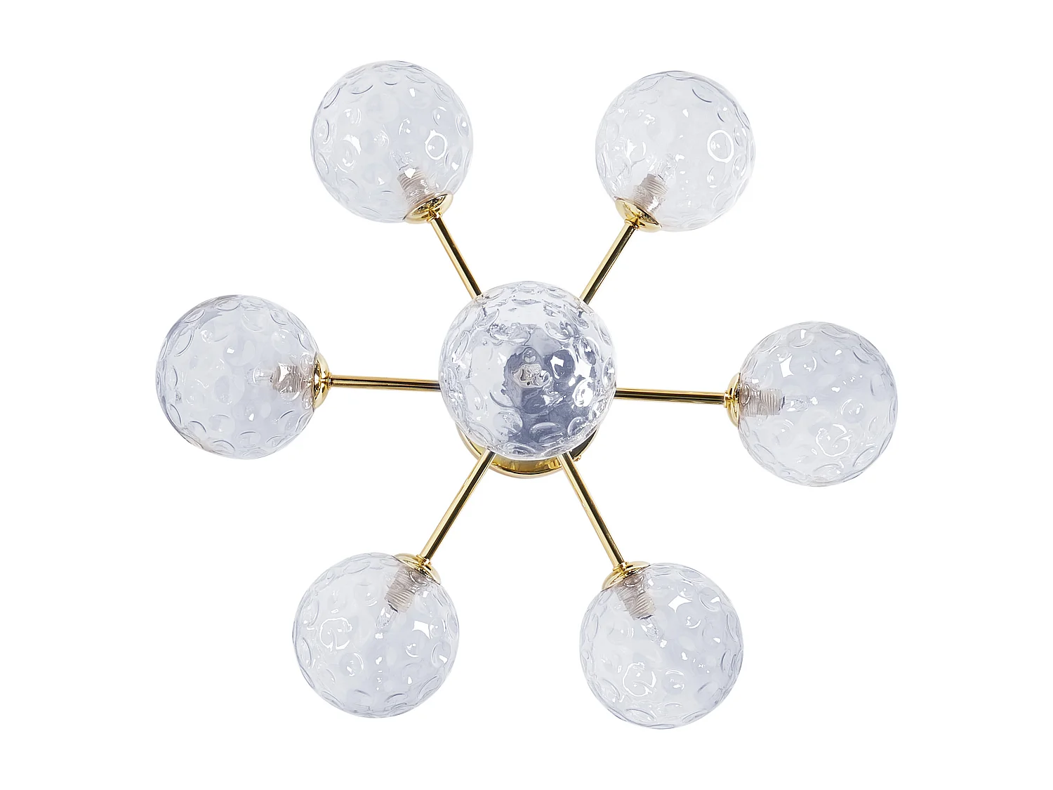 Plafonnier ANADYR Verre Bleu