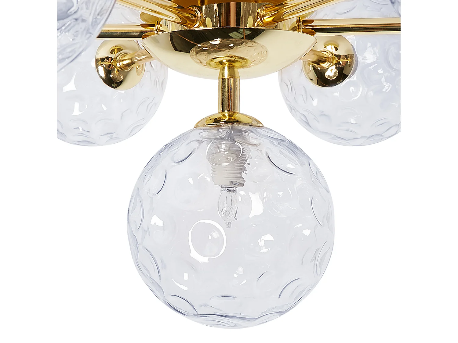 Deckenlampe ANADYR Glas Blau