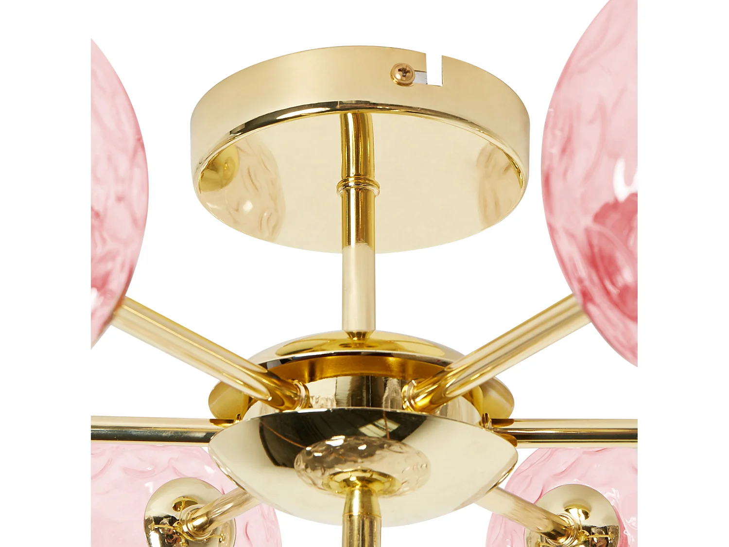 Plafonnier ANADYR Verre Rose