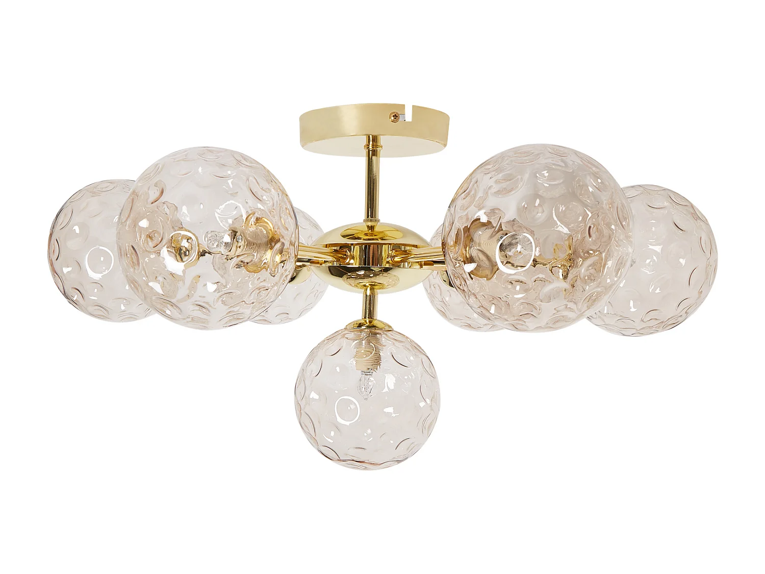 Plafonnier ANADYR Verre Beige