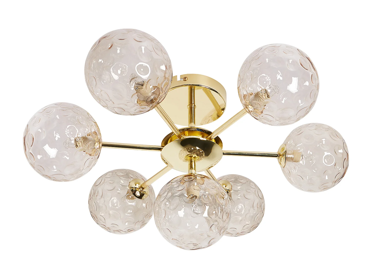 Plafonnier ANADYR Verre Beige