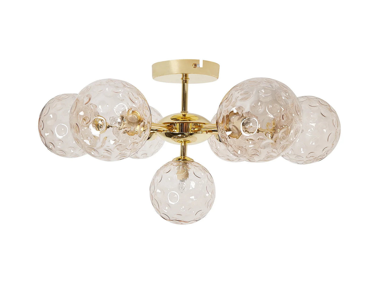 Plafonnier ANADYR Verre Beige