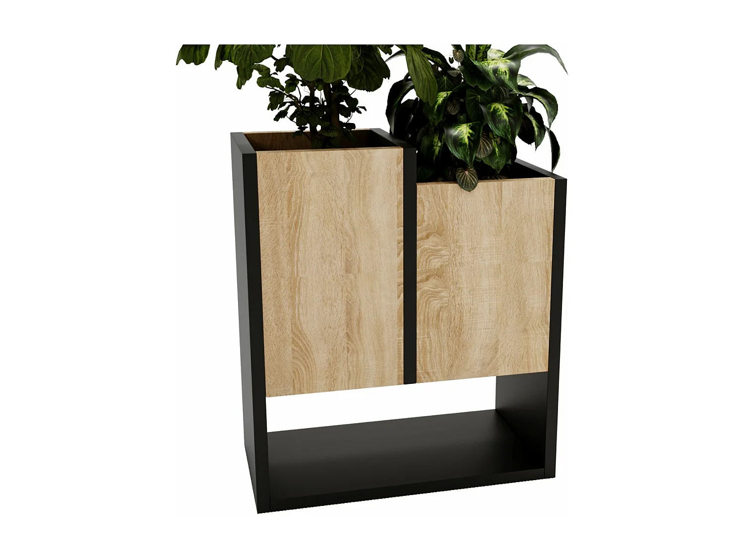 Blumenständer für Innenräume, Blumenkasten ohne Einsatz, Pflanzkasten 50x44x22,6cm