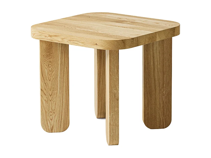 Couchtisch aus massivem Eichenholz - L50*B50*H45 stabil & modern