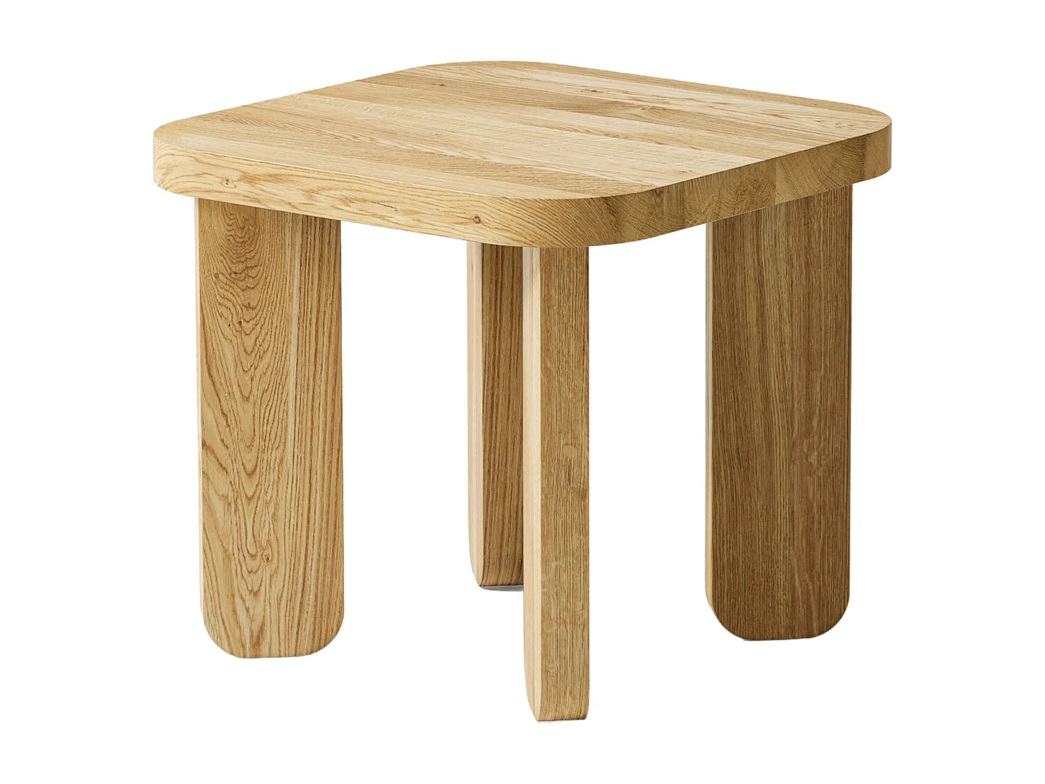 Couchtisch aus massivem Eichenholz - L50*B50*H45 stabil & modern