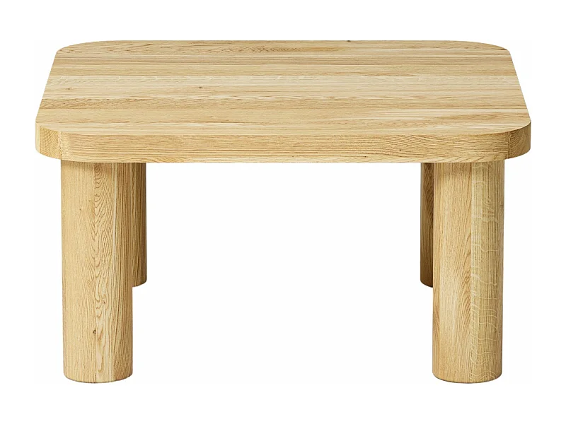 Couchtisch aus massivem Eichenholz - L50*B50*H37 stabil & modern