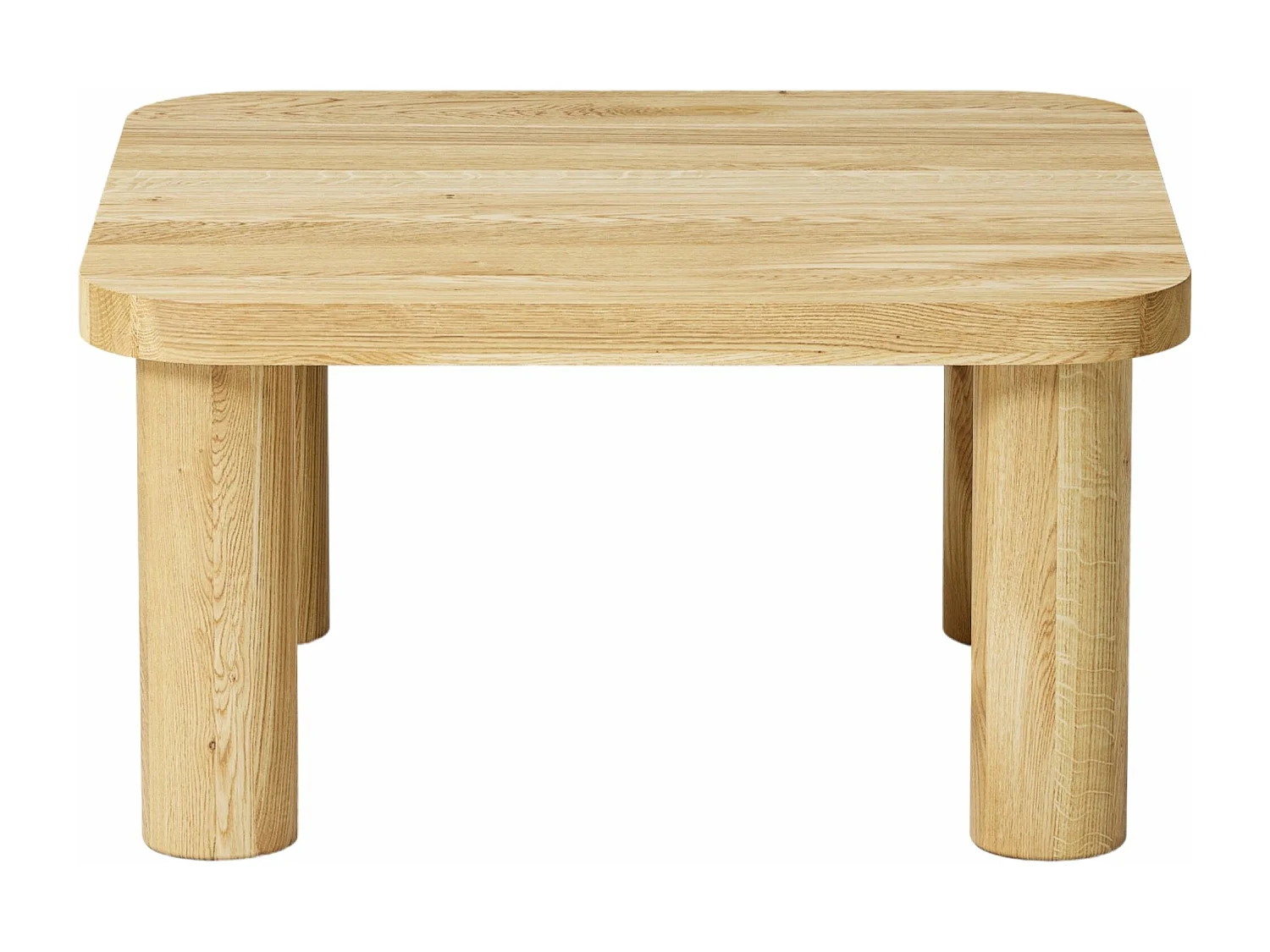 Couchtisch aus massivem Eichenholz - L70*B70*H37 stabil & modern