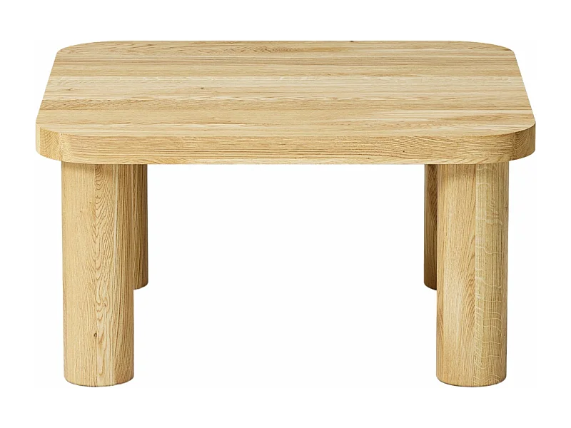 Couchtisch aus massivem Eichenholz - L70*B70*H37 stabil & modern