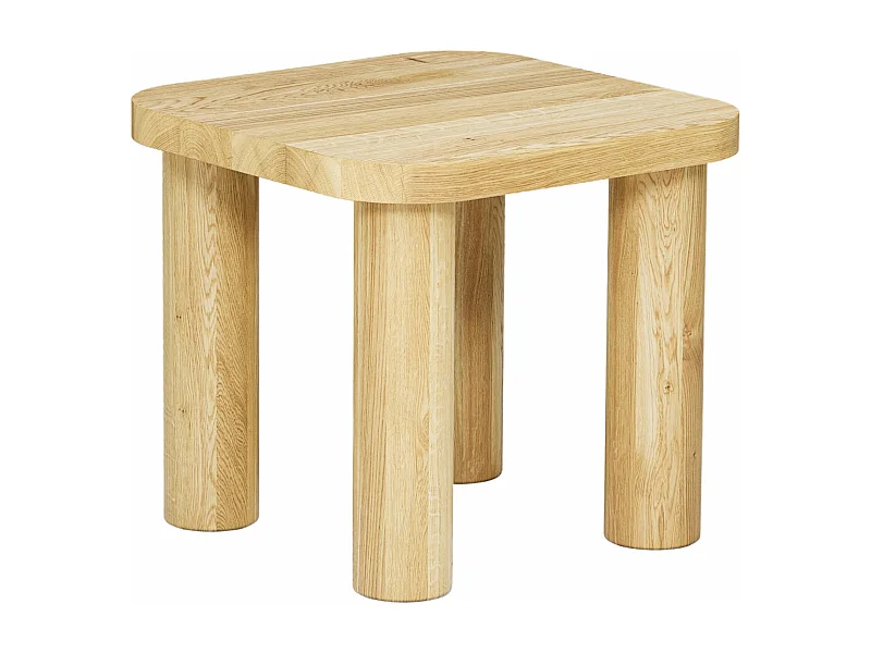 Couchtisch aus massivem Eichenholz - L70*B70*H45 stabil & modern